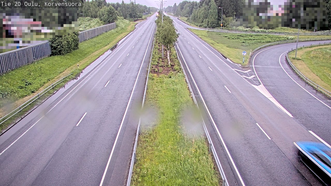 Kelikamerat Kuva Tie 20 Oulu Korvensuora, Oulu, Pohjois-Pohjanmaa