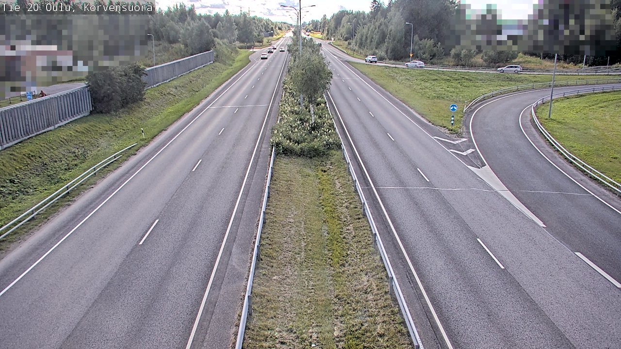 Kelikamerat Kuva Tie 20 Oulu Korvensuora, Oulu, Pohjois-Pohjanmaa