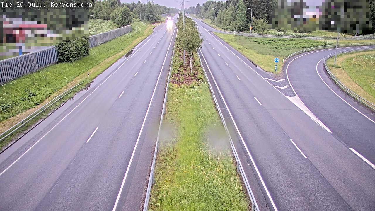 Kelikamerat Kuva Tie 20 Oulu Korvensuora, Oulu, Pohjois-Pohjanmaa