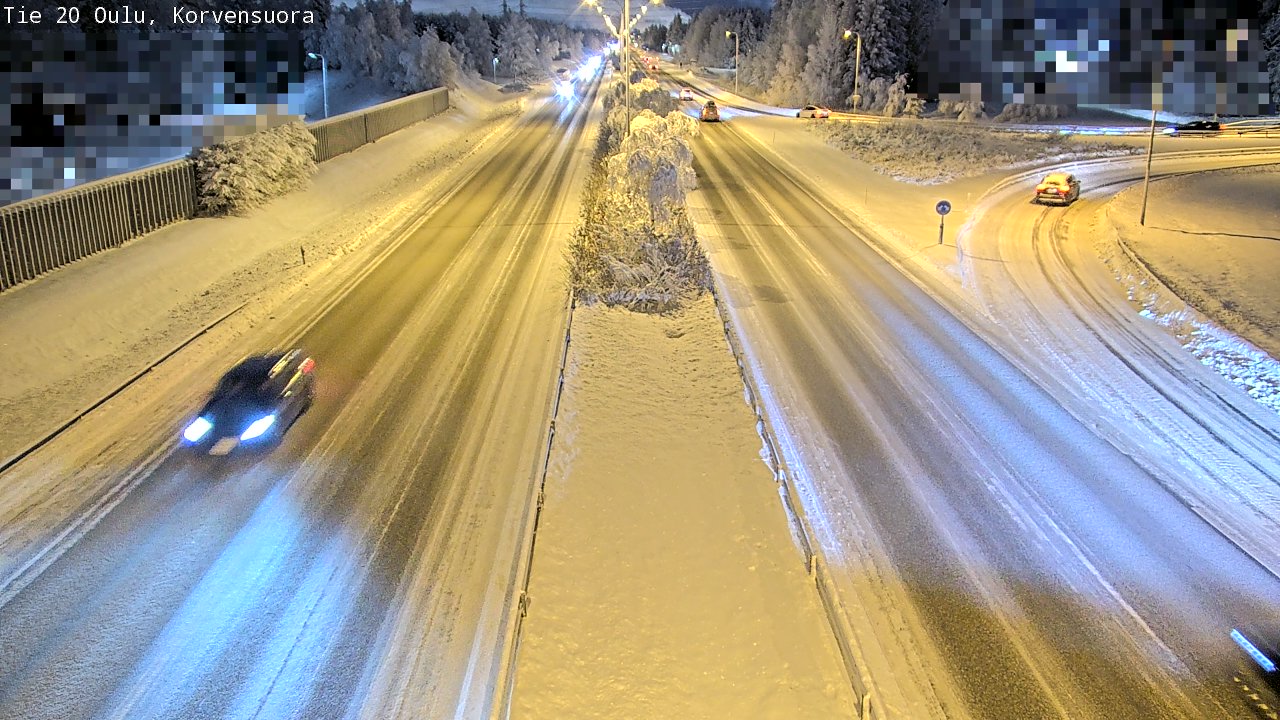 Kelikamerat Kuva Tie 20 Oulu Korvensuora, Oulu, Pohjois-Pohjanmaa