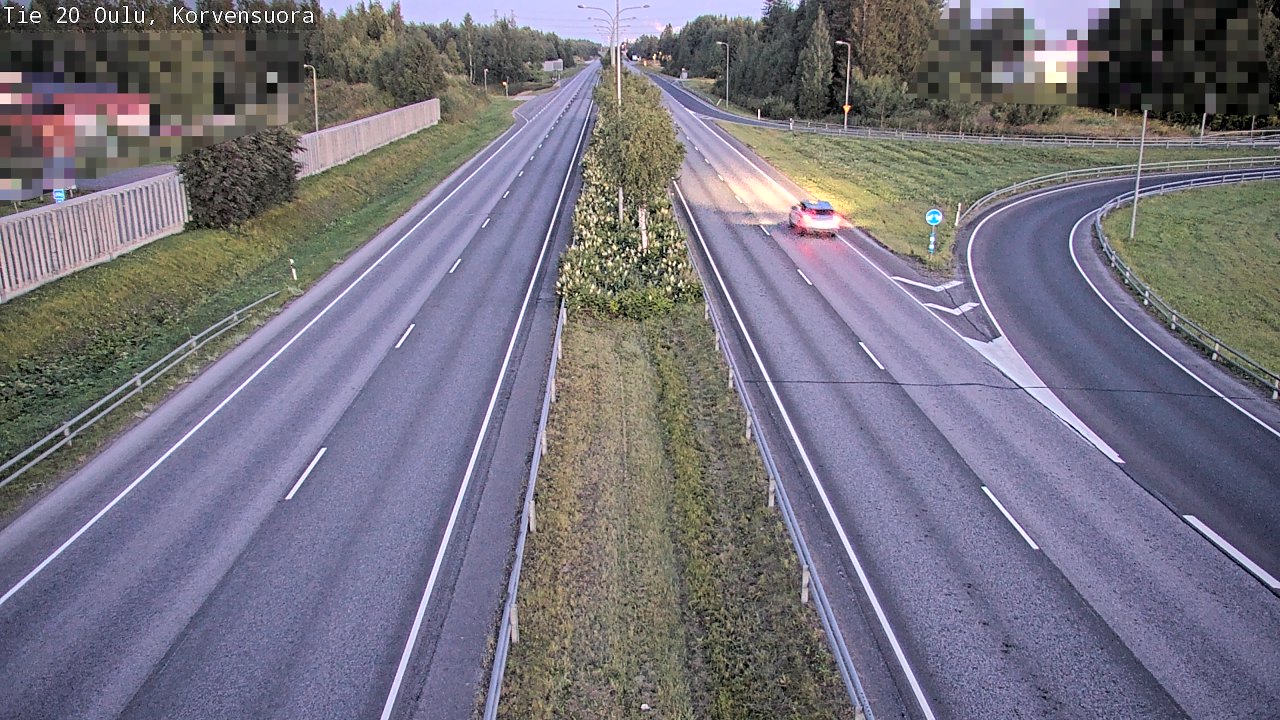 Kelikamerat Kuva Tie 20 Oulu Korvensuora, Oulu, Pohjois-Pohjanmaa