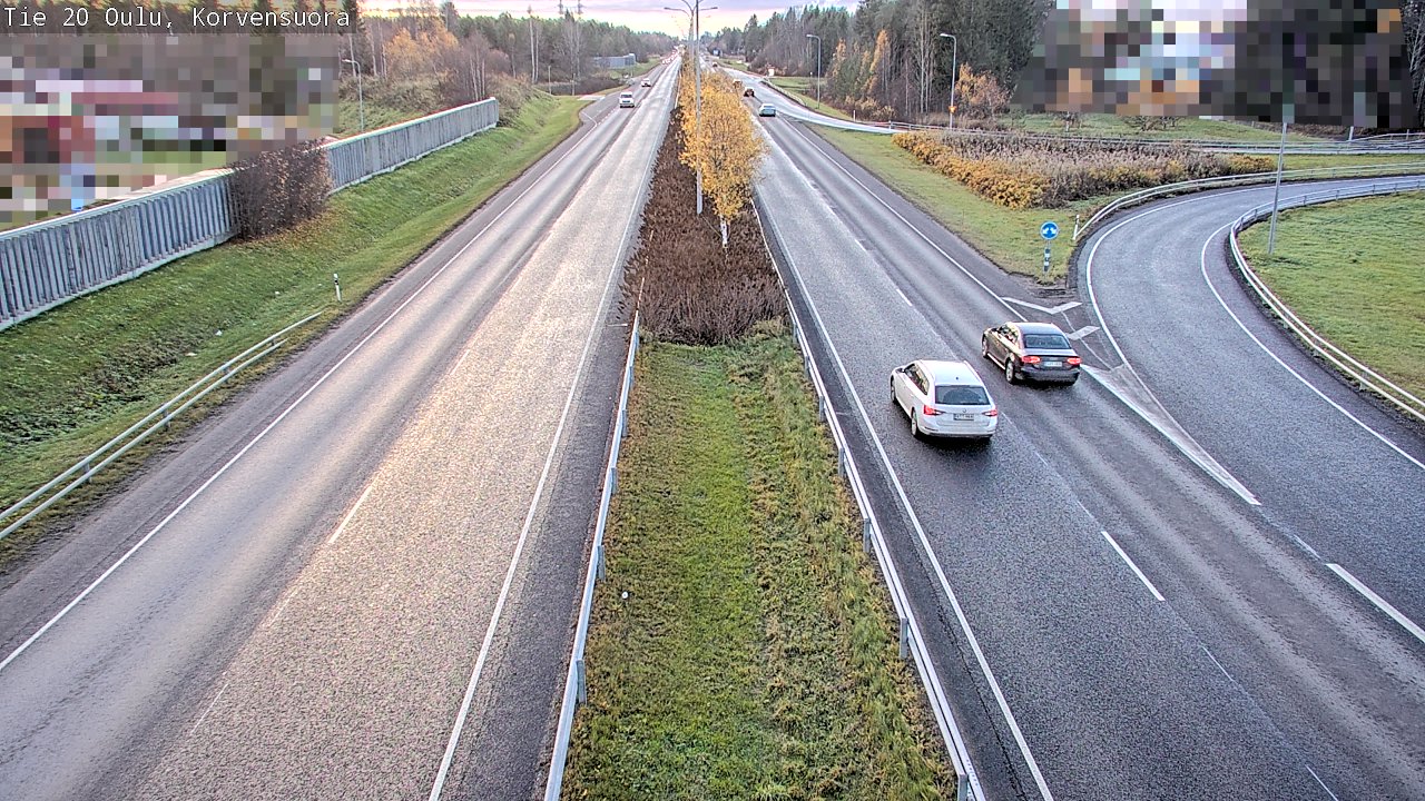 Kelikamerat Kuva Tie 20 Oulu Korvensuora, Oulu, Pohjois-Pohjanmaa