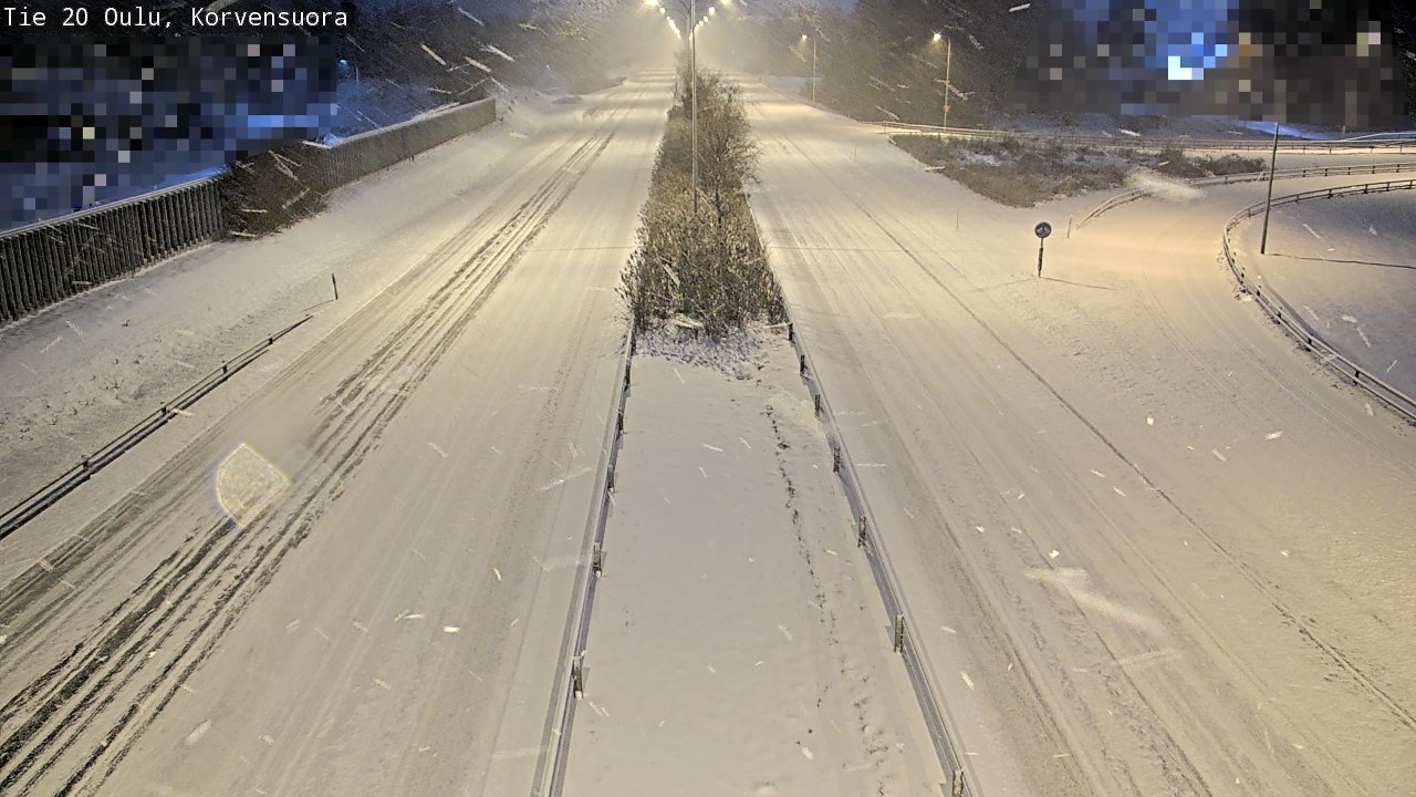 Kelikamerat Kuva Tie 20 Oulu Korvensuora, Oulu, Pohjois-Pohjanmaa