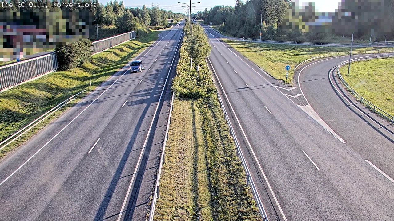 Kelikamerat Kuva Tie 20 Oulu Korvensuora, Oulu, Pohjois-Pohjanmaa