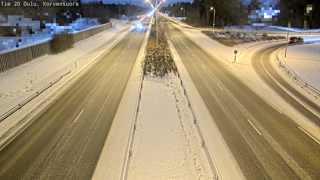Kelikamerat Kuva Tie 20 Oulu Korvensuora, Oulu, Pohjois-Pohjanmaa