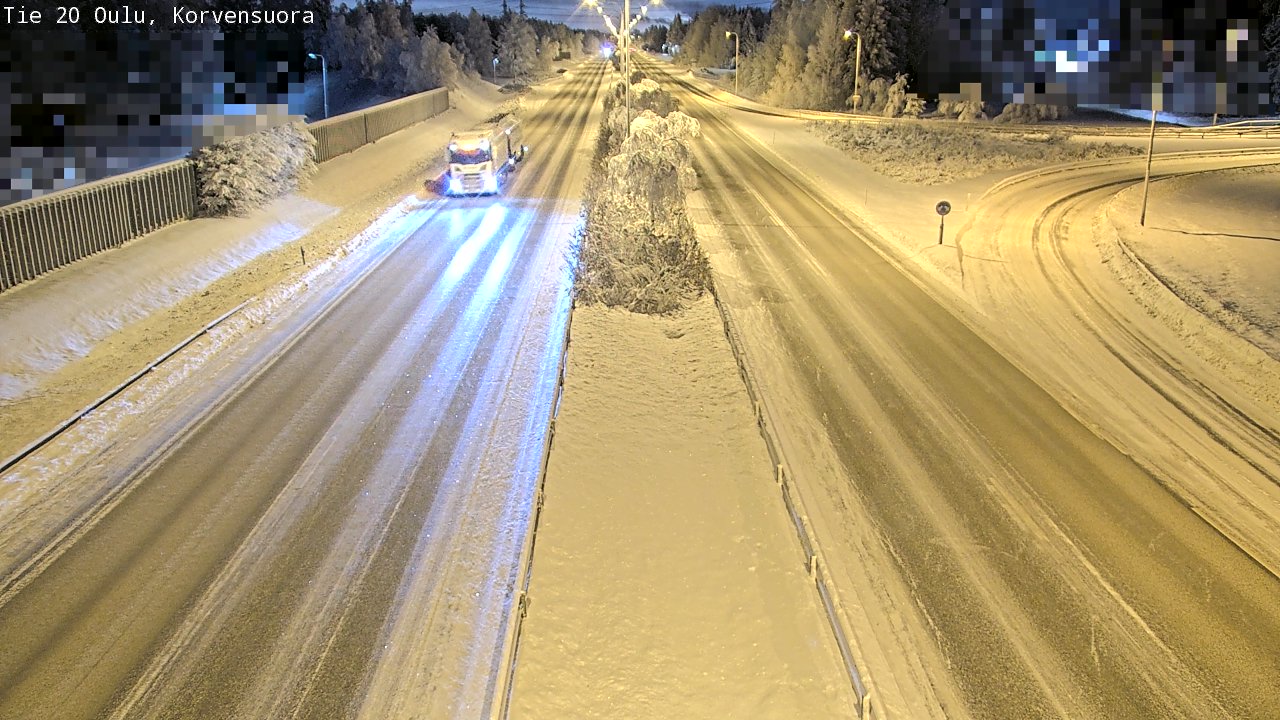 Kelikamerat Kuva Tie 20 Oulu Korvensuora, Oulu, Pohjois-Pohjanmaa