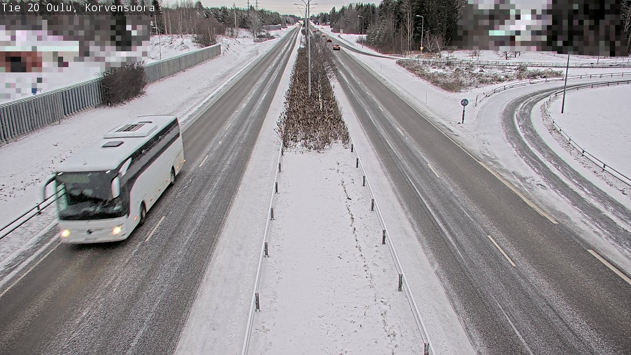 Kelikamerat Kuva Tie 20 Oulu Korvensuora, Oulu, Pohjois-Pohjanmaa