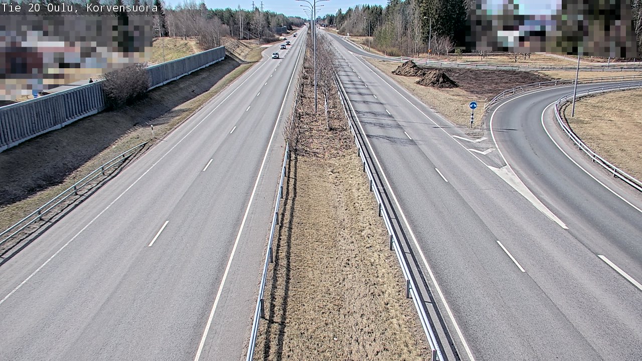 Kelikamerat Kuva Tie 20 Oulu Korvensuora, Oulu, Pohjois-Pohjanmaa