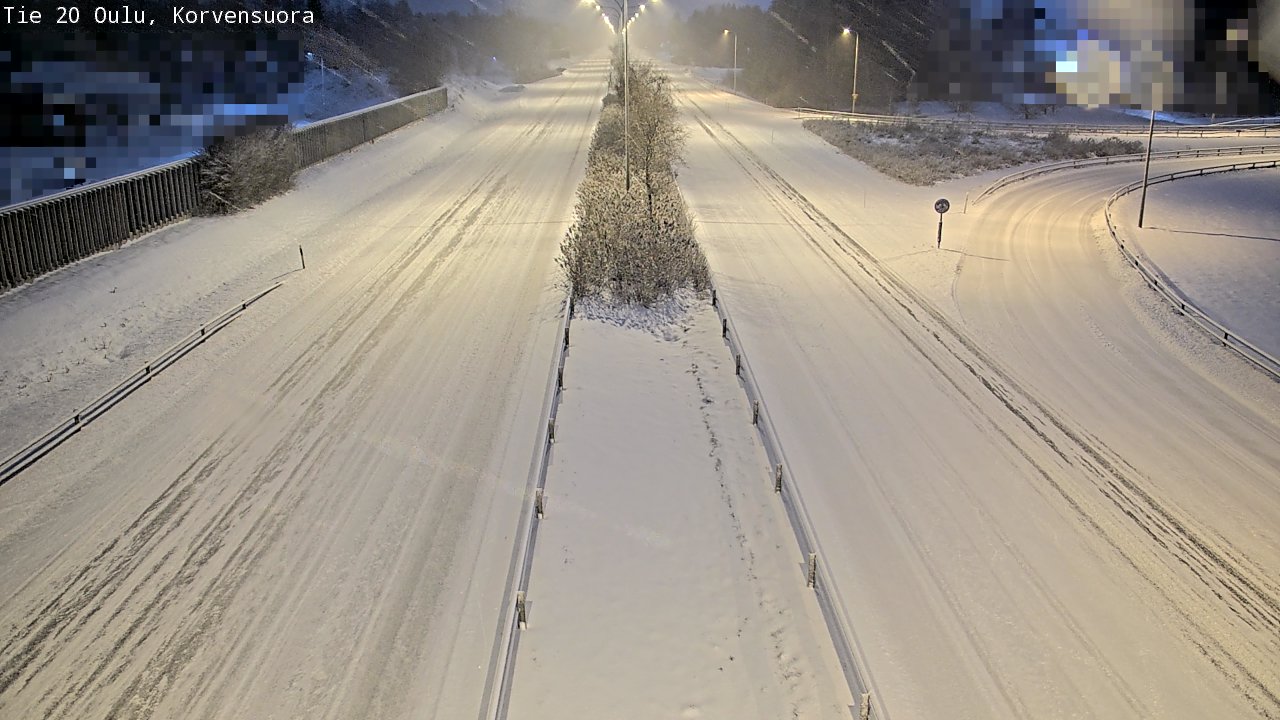 Kelikamerat Kuva Tie 20 Oulu Korvensuora, Oulu, Pohjois-Pohjanmaa