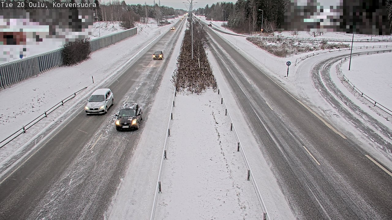 Kelikamerat Kuva Tie 20 Oulu Korvensuora, Oulu, Pohjois-Pohjanmaa