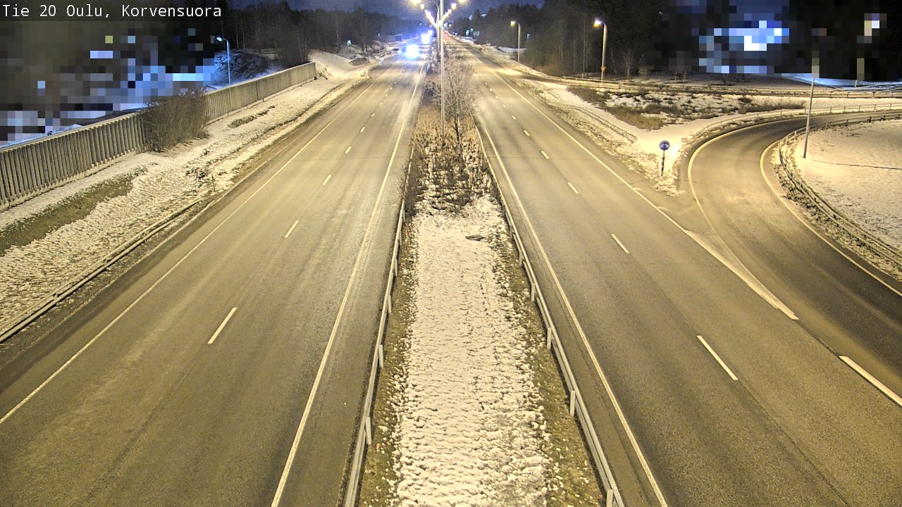 Kelikamerat Kuva Tie 20 Oulu Korvensuora, Oulu, Pohjois-Pohjanmaa