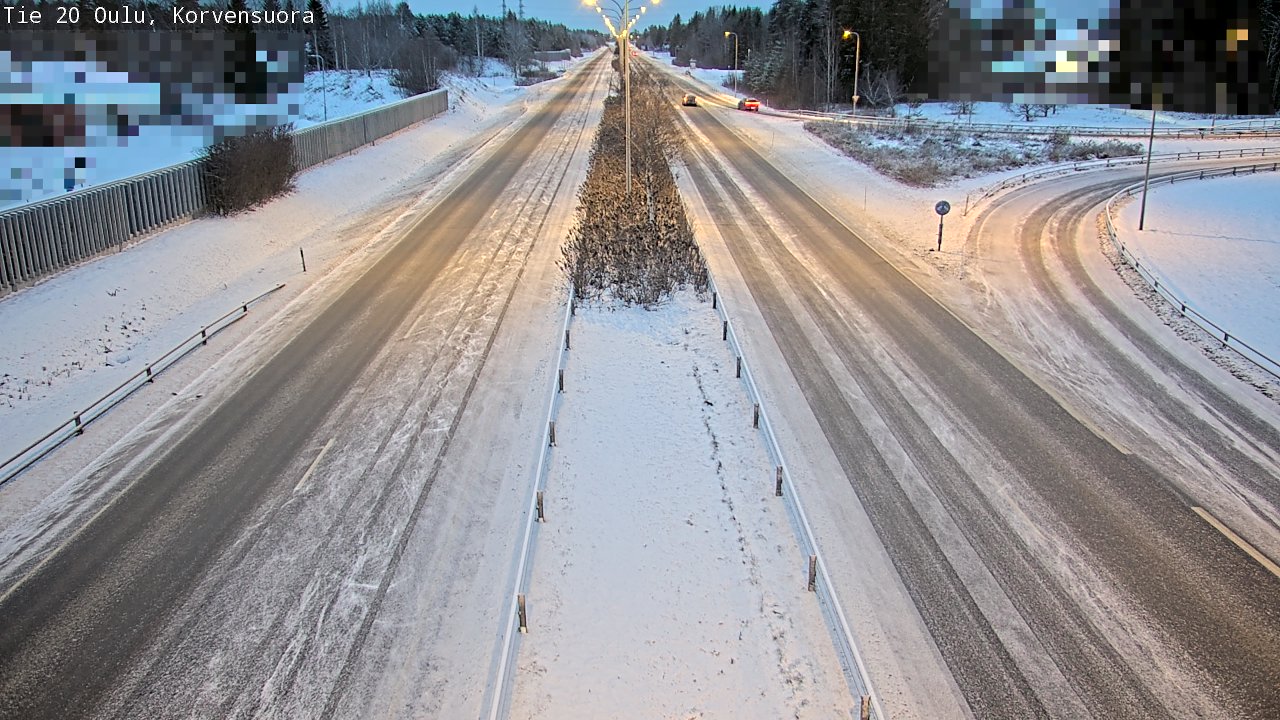 Kelikamerat Kuva Tie 20 Oulu Korvensuora, Oulu, Pohjois-Pohjanmaa