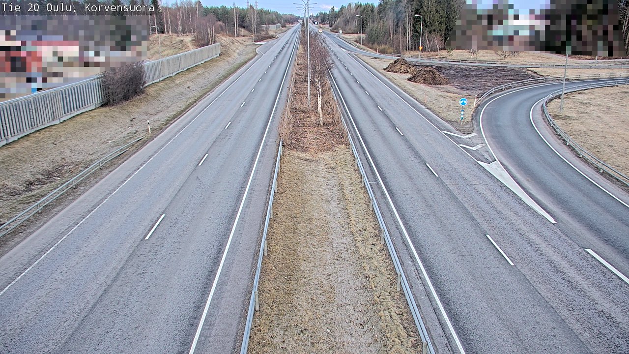 Kelikamerat Kuva Tie 20 Oulu Korvensuora, Oulu, Pohjois-Pohjanmaa