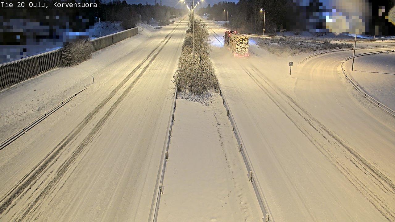Kelikamerat Kuva Tie 20 Oulu Korvensuora, Oulu, Pohjois-Pohjanmaa