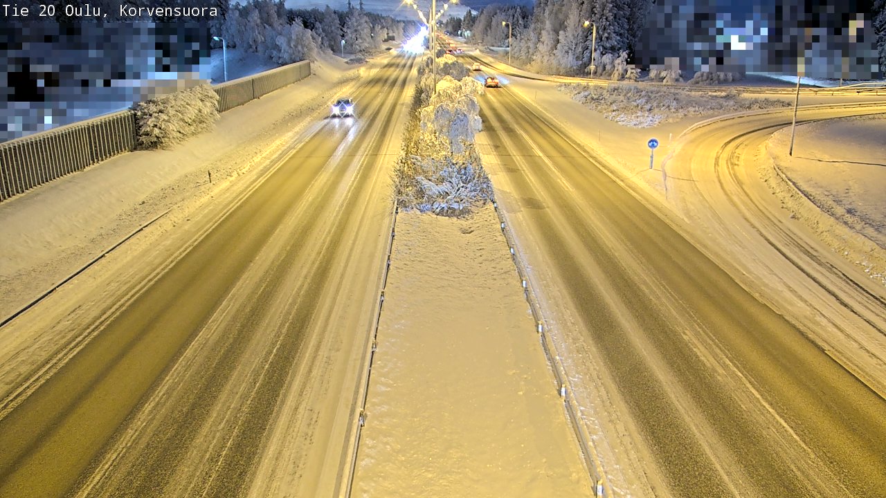 Kelikamerat Kuva Tie 20 Oulu Korvensuora, Oulu, Pohjois-Pohjanmaa