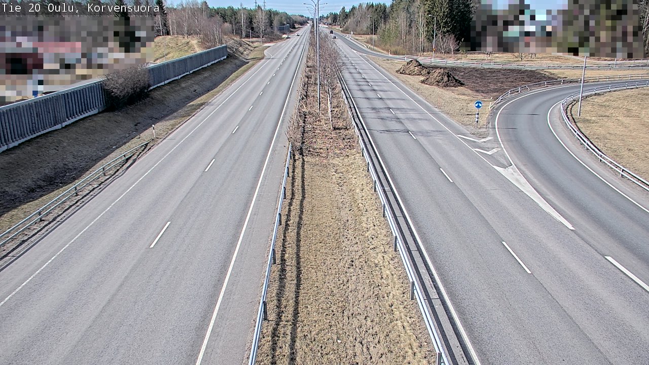 Kelikamerat Kuva Tie 20 Oulu Korvensuora, Oulu, Pohjois-Pohjanmaa