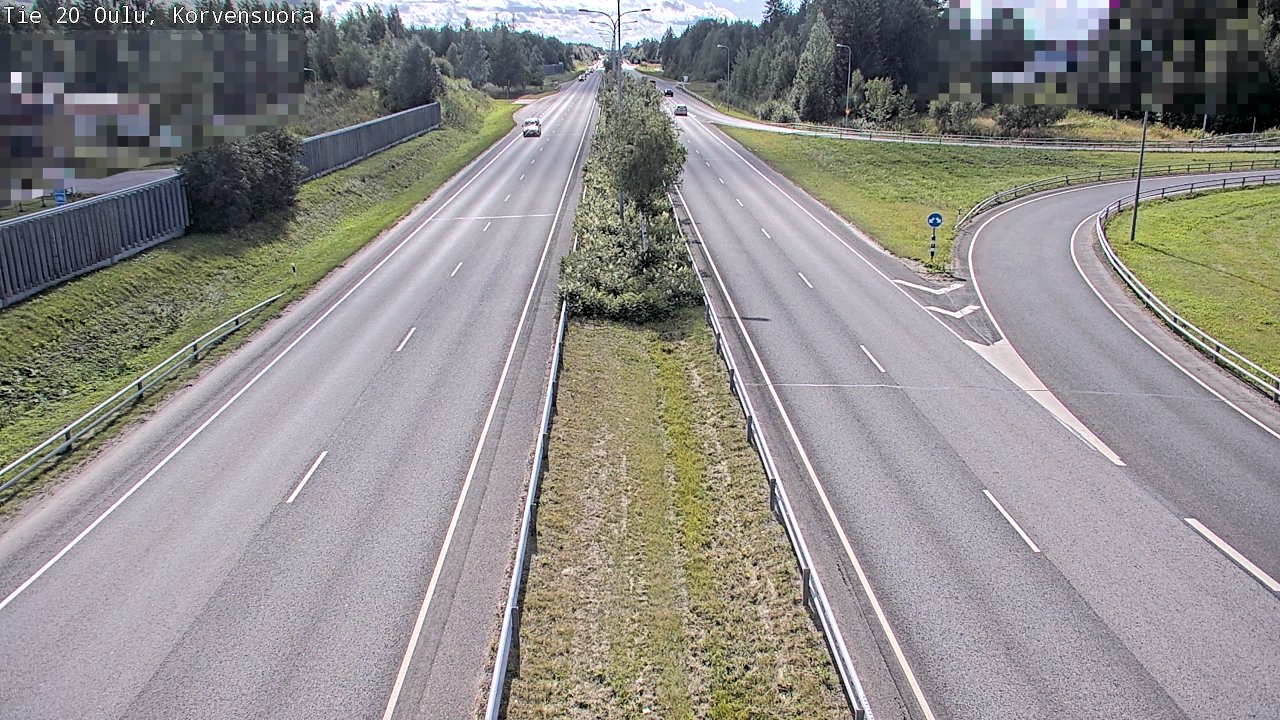 Kelikamerat Kuva Tie 20 Oulu Korvensuora, Oulu, Pohjois-Pohjanmaa