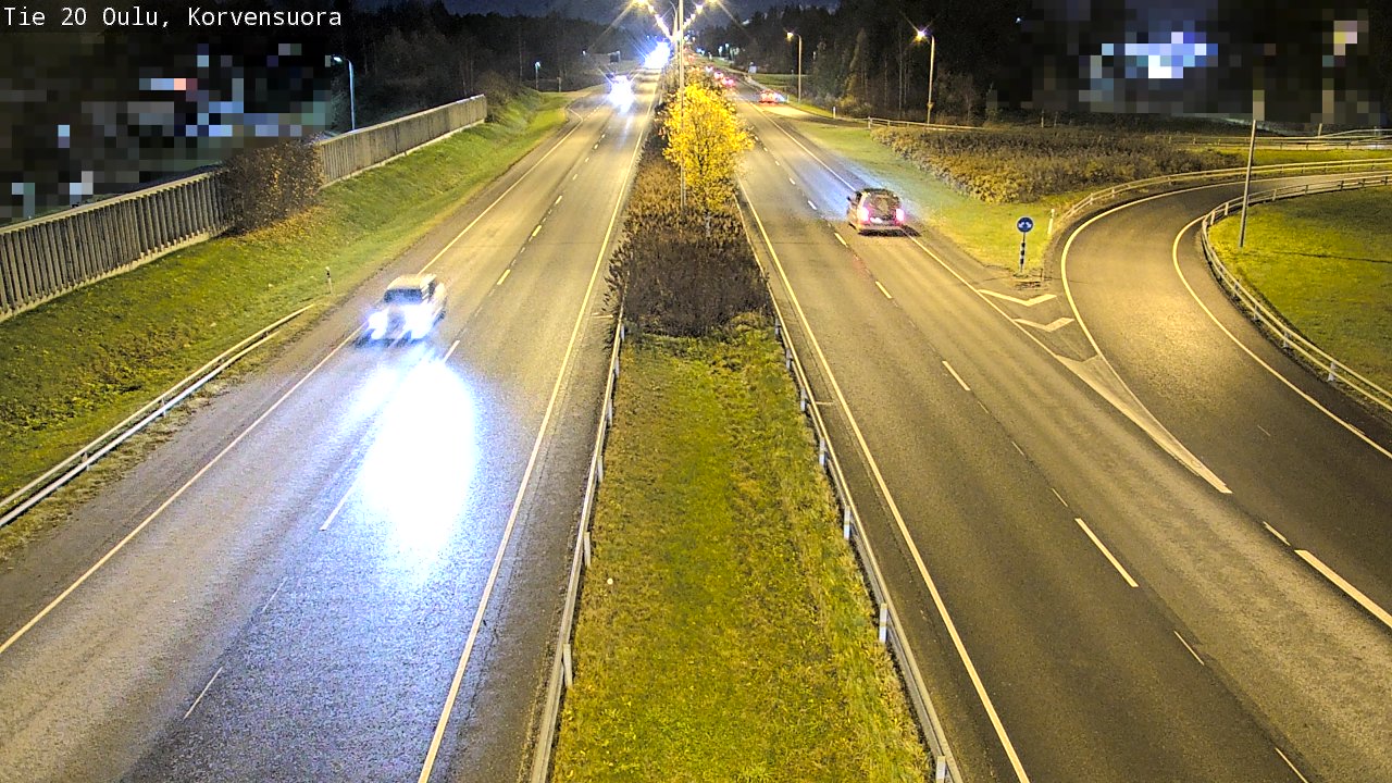 Kelikamerat Kuva Tie 20 Oulu Korvensuora, Oulu, Pohjois-Pohjanmaa