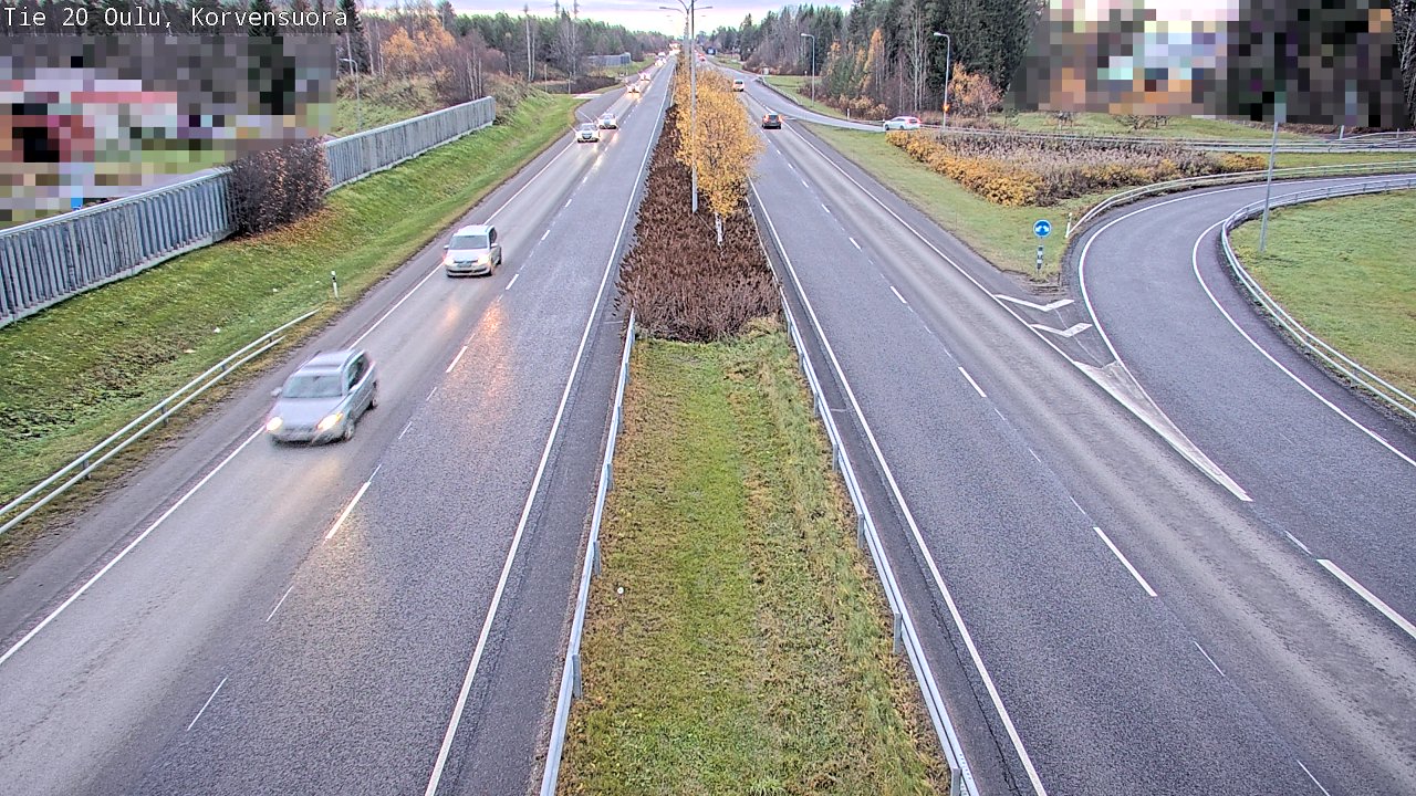 Kelikamerat Kuva Tie 20 Oulu Korvensuora, Oulu, Pohjois-Pohjanmaa