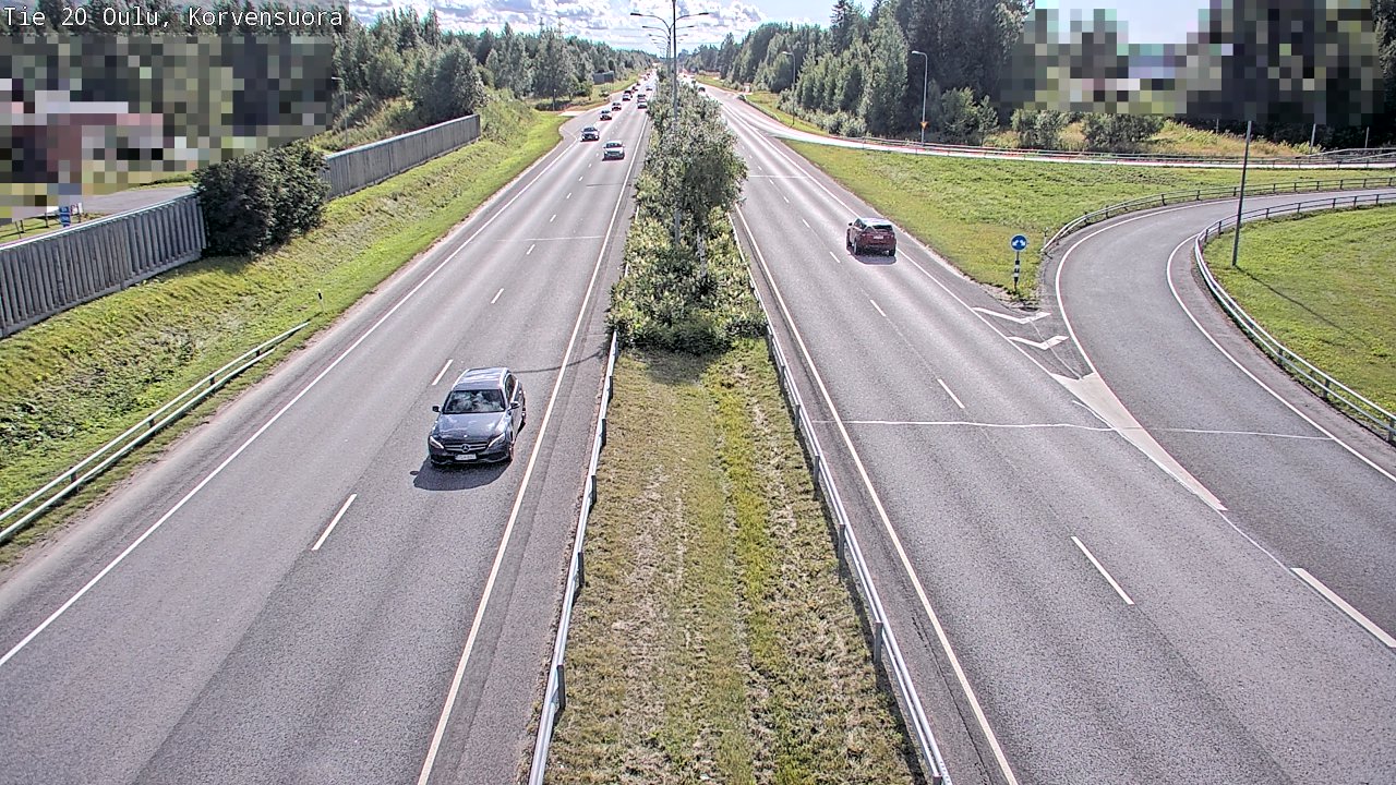 Kelikamerat Kuva Tie 20 Oulu Korvensuora, Oulu, Pohjois-Pohjanmaa