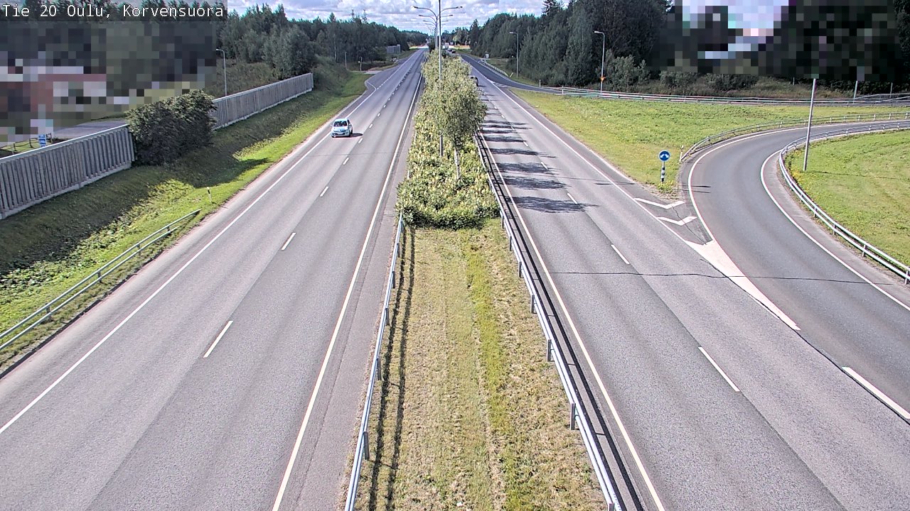 Kelikamerat Kuva Tie 20 Oulu Korvensuora, Oulu, Pohjois-Pohjanmaa