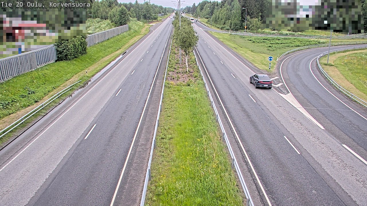 Kelikamerat Kuva Tie 20 Oulu Korvensuora, Oulu, Pohjois-Pohjanmaa