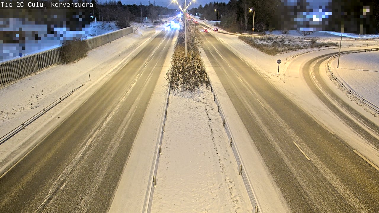 Kelikamerat Kuva Tie 20 Oulu Korvensuora, Oulu, Pohjois-Pohjanmaa