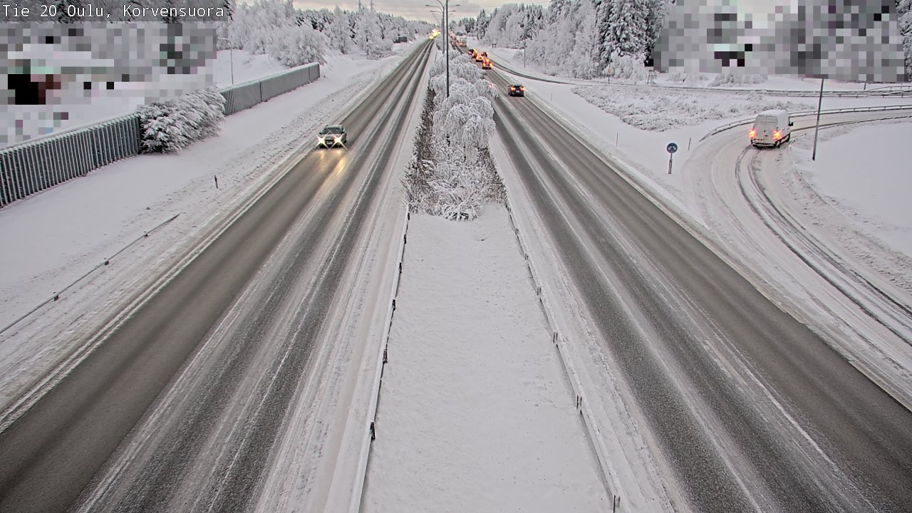Kelikamerat Kuva Tie 20 Oulu Korvensuora, Oulu, Pohjois-Pohjanmaa