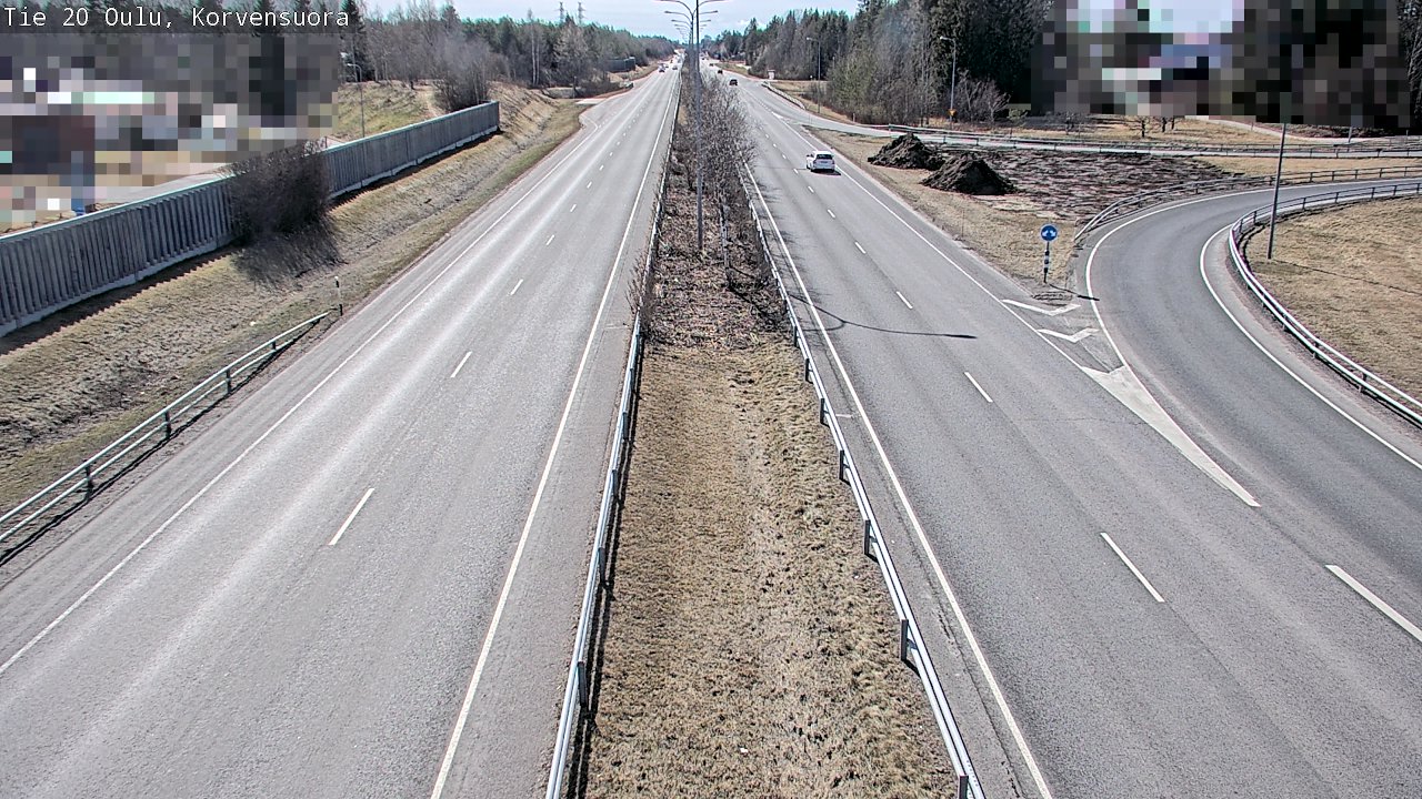 Kelikamerat Kuva Tie 20 Oulu Korvensuora, Oulu, Pohjois-Pohjanmaa