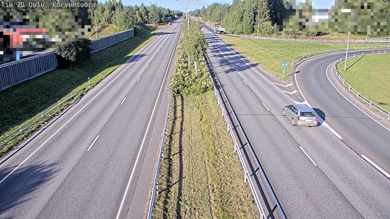 Weather Camera Image Road 20 Oulu Korvensuora, Oulu, Pohjois-Pohjanmaa
