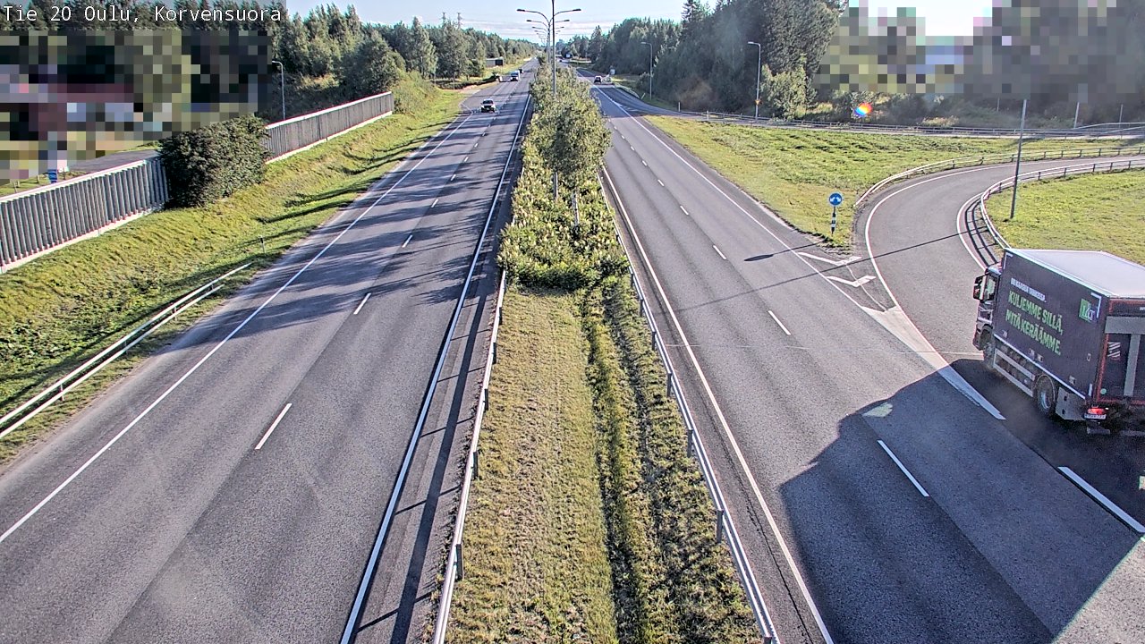 Kelikamerat Kuva Tie 20 Oulu Korvensuora, Oulu, Pohjois-Pohjanmaa