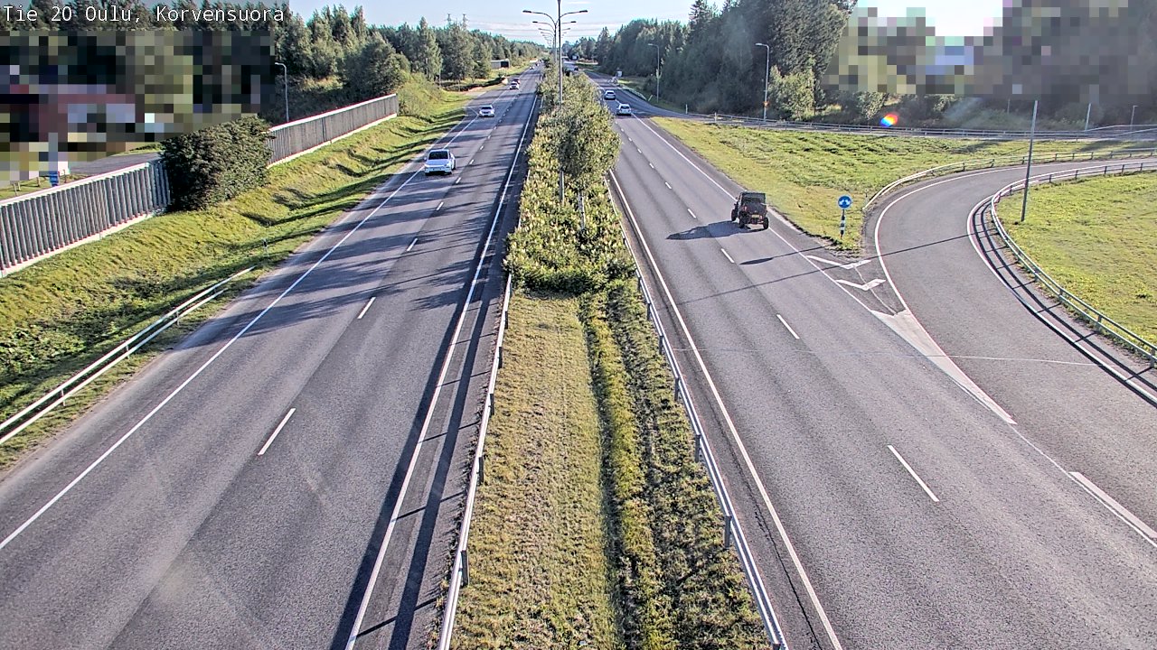 Kelikamerat Kuva Tie 20 Oulu Korvensuora, Oulu, Pohjois-Pohjanmaa