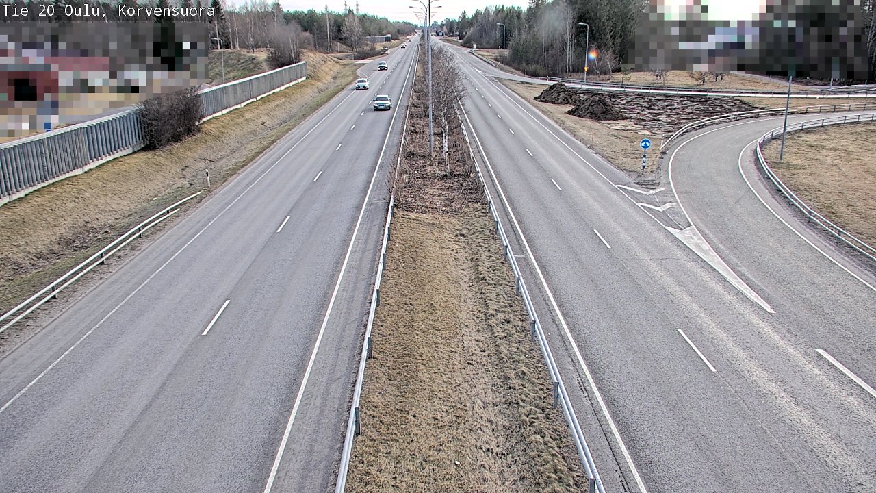 Kelikamerat Kuva Tie 20 Oulu Korvensuora, Oulu, Pohjois-Pohjanmaa
