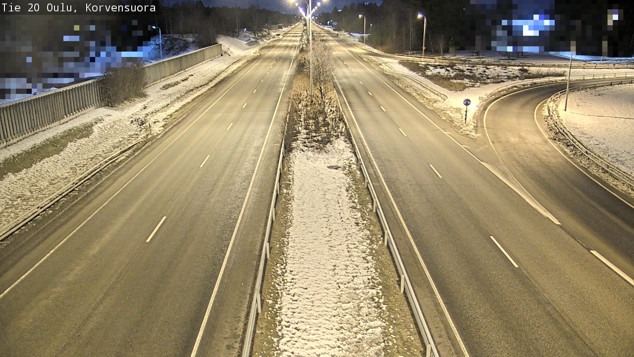 Kelikamerat Kuva Tie 20 Oulu Korvensuora, Oulu, Pohjois-Pohjanmaa