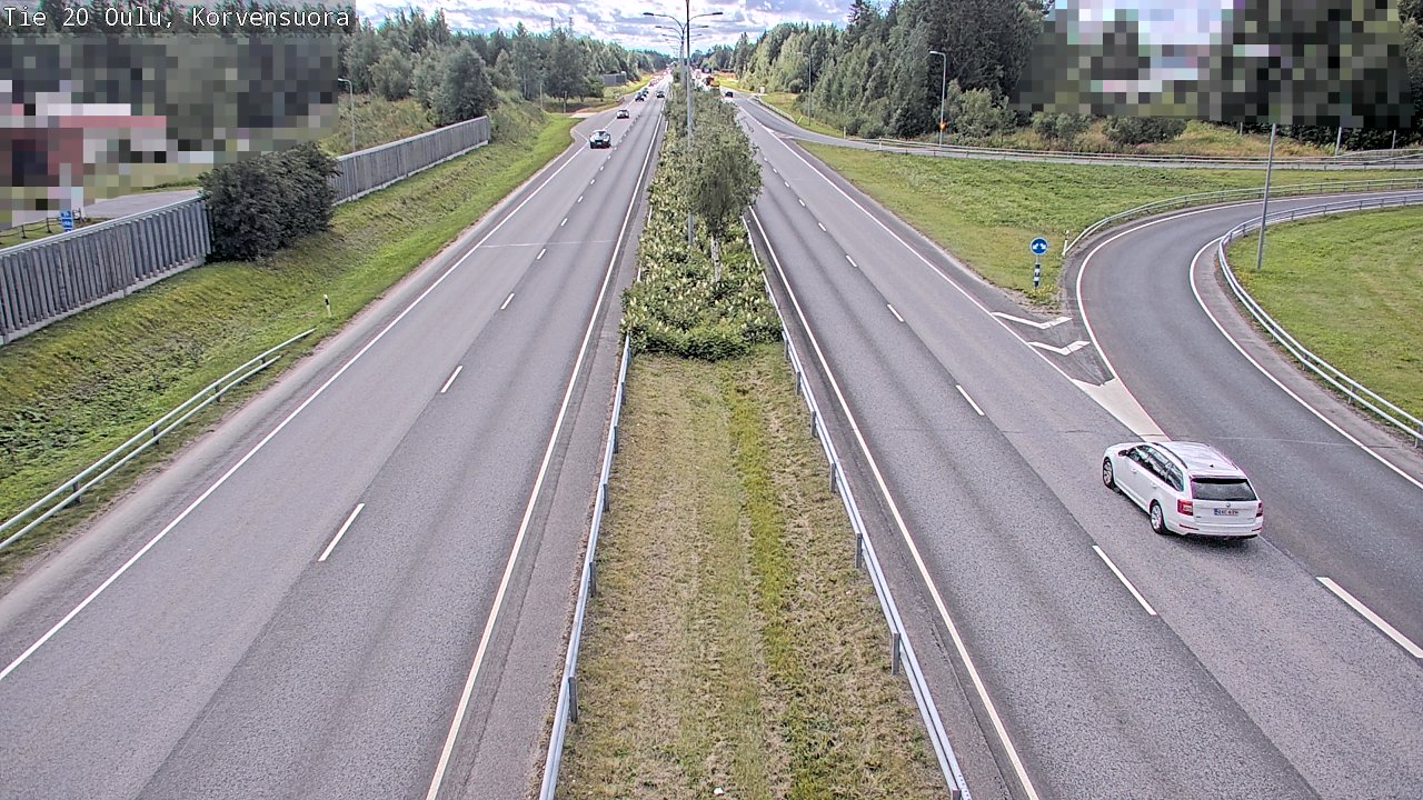 Kelikamerat Kuva Tie 20 Oulu Korvensuora, Oulu, Pohjois-Pohjanmaa