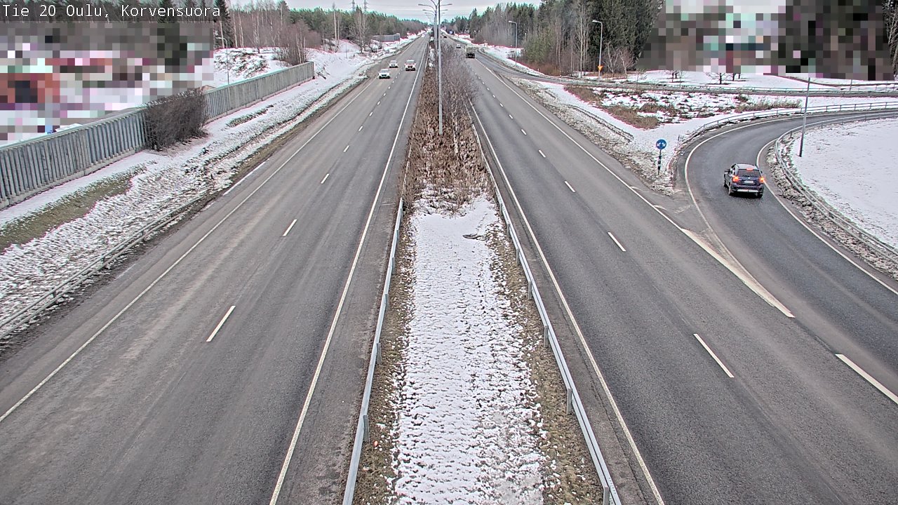 Kelikamerat Kuva Tie 20 Oulu Korvensuora, Oulu, Pohjois-Pohjanmaa