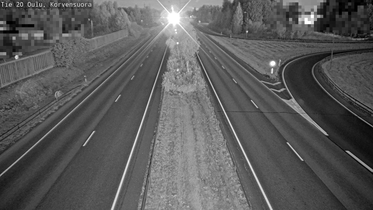 Kelikamerat Kuva Tie 20 Oulu Korvensuora, Oulu, Pohjois-Pohjanmaa