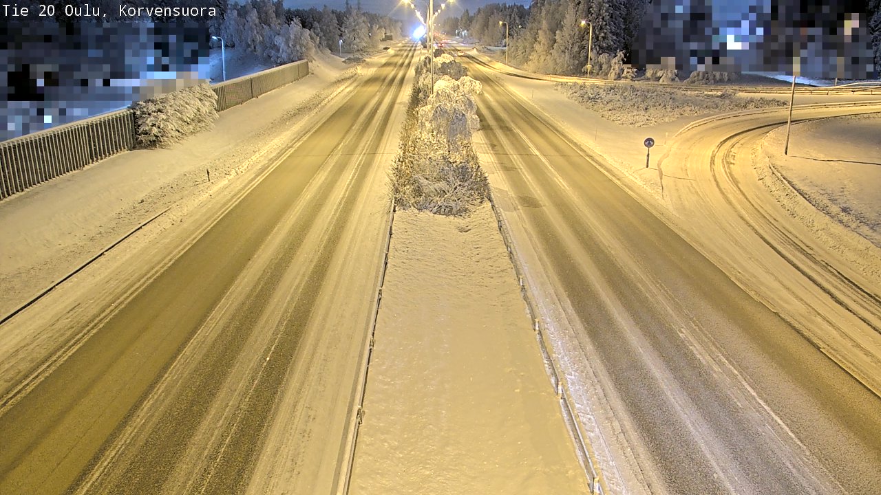 Kelikamerat Kuva Tie 20 Oulu Korvensuora, Oulu, Pohjois-Pohjanmaa