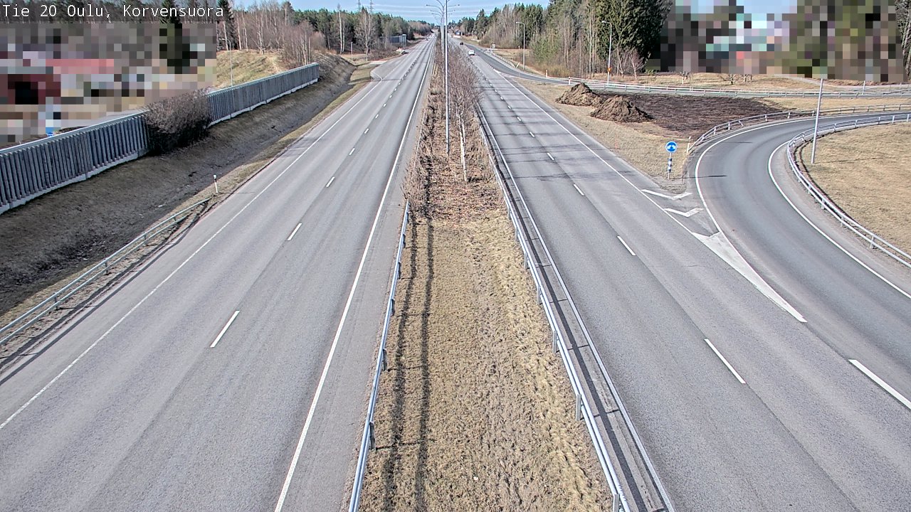 Kelikamerat Kuva Tie 20 Oulu Korvensuora, Oulu, Pohjois-Pohjanmaa