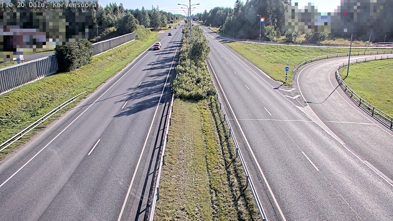 Kelikamerat Kuva Tie 20 Oulu Korvensuora, Oulu, Pohjois-Pohjanmaa