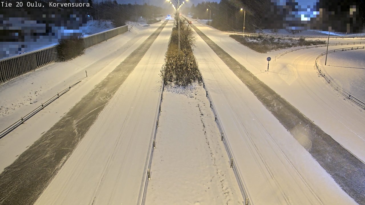 Kelikamerat Kuva Tie 20 Oulu Korvensuora, Oulu, Pohjois-Pohjanmaa