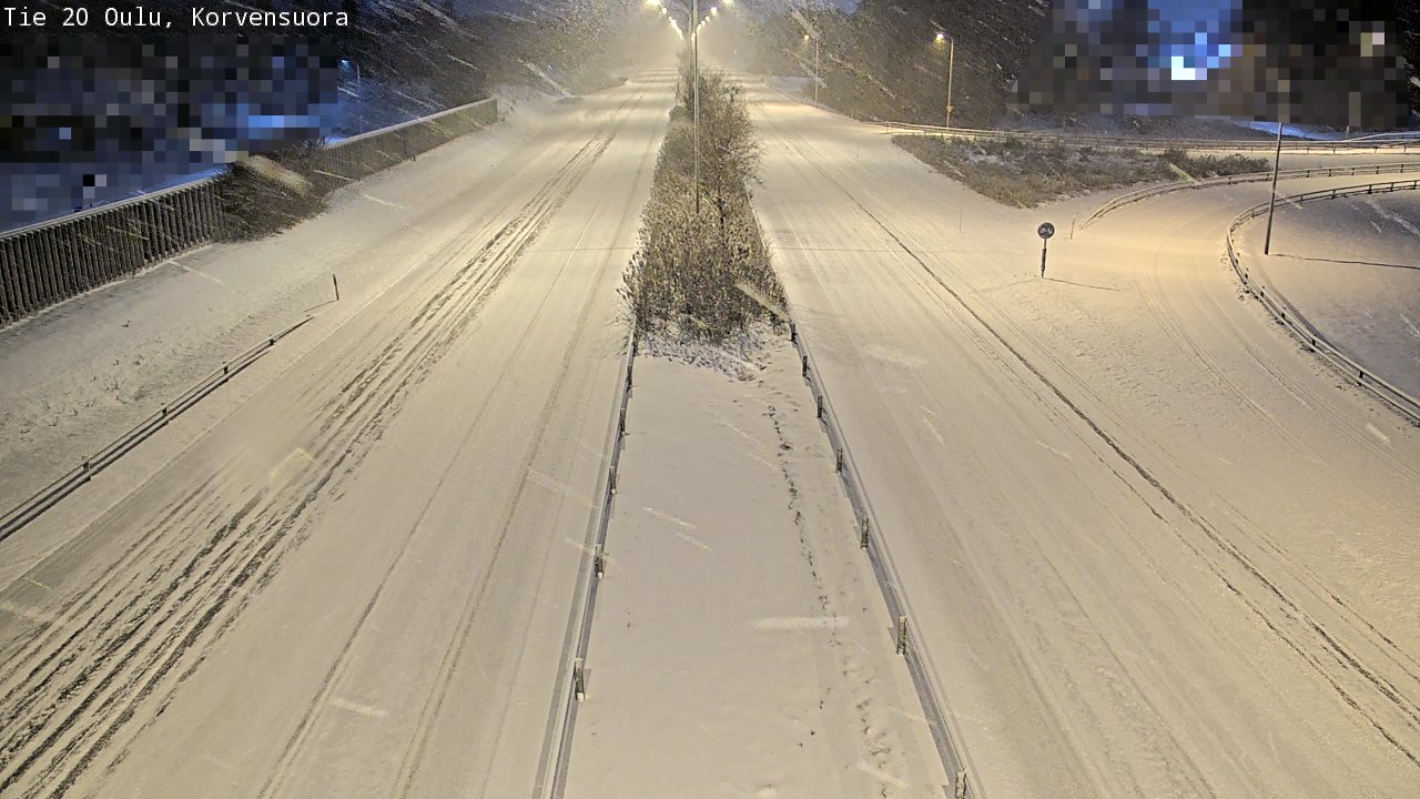 Kelikamerat Kuva Tie 20 Oulu Korvensuora, Oulu, Pohjois-Pohjanmaa