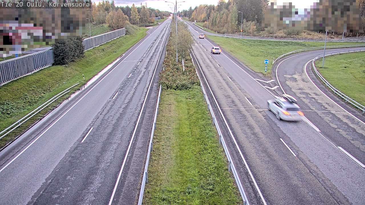 Kelikamerat Kuva Tie 20 Oulu Korvensuora, Oulu, Pohjois-Pohjanmaa