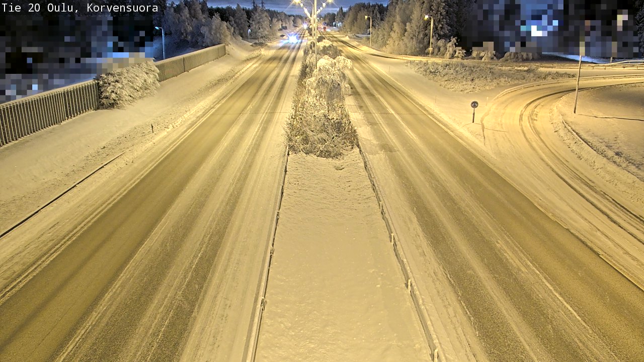 Kelikamerat Kuva Tie 20 Oulu Korvensuora, Oulu, Pohjois-Pohjanmaa