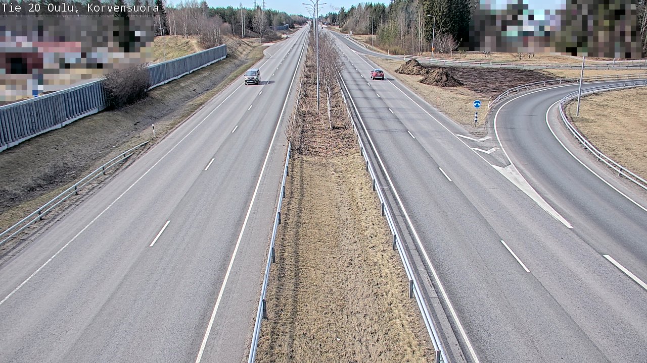 Kelikamerat Kuva Tie 20 Oulu Korvensuora, Oulu, Pohjois-Pohjanmaa