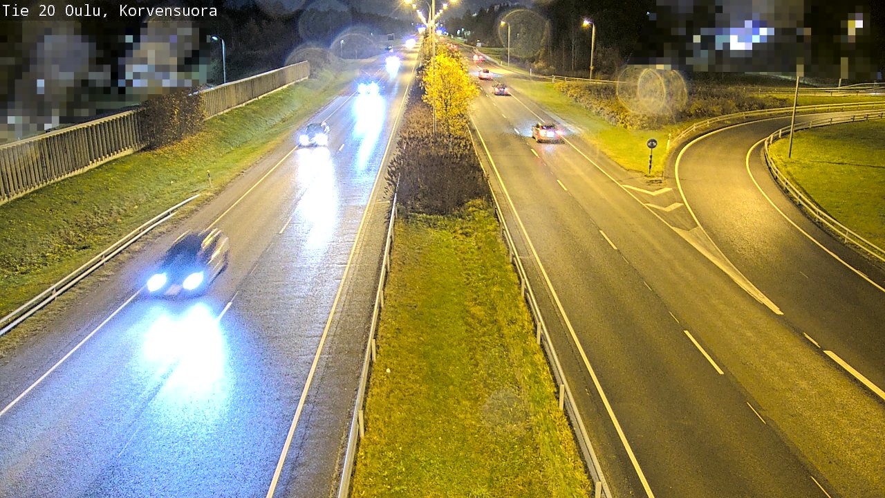 Kelikamerat Kuva Tie 20 Oulu Korvensuora, Oulu, Pohjois-Pohjanmaa