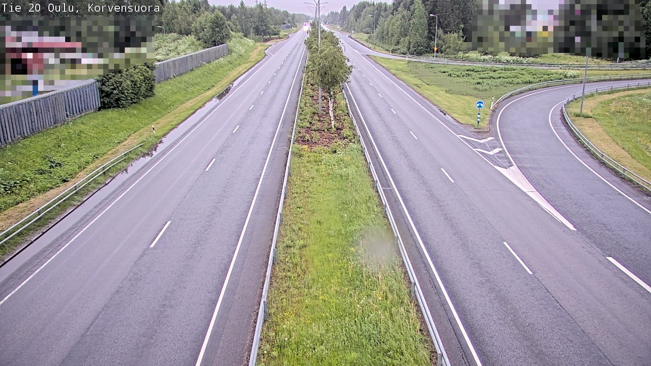 Kelikamerat Kuva Tie 20 Oulu Korvensuora, Oulu, Pohjois-Pohjanmaa