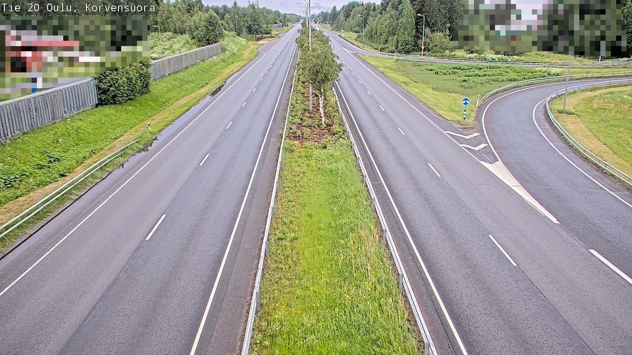 Kelikamerat Kuva Tie 20 Oulu Korvensuora, Oulu, Pohjois-Pohjanmaa