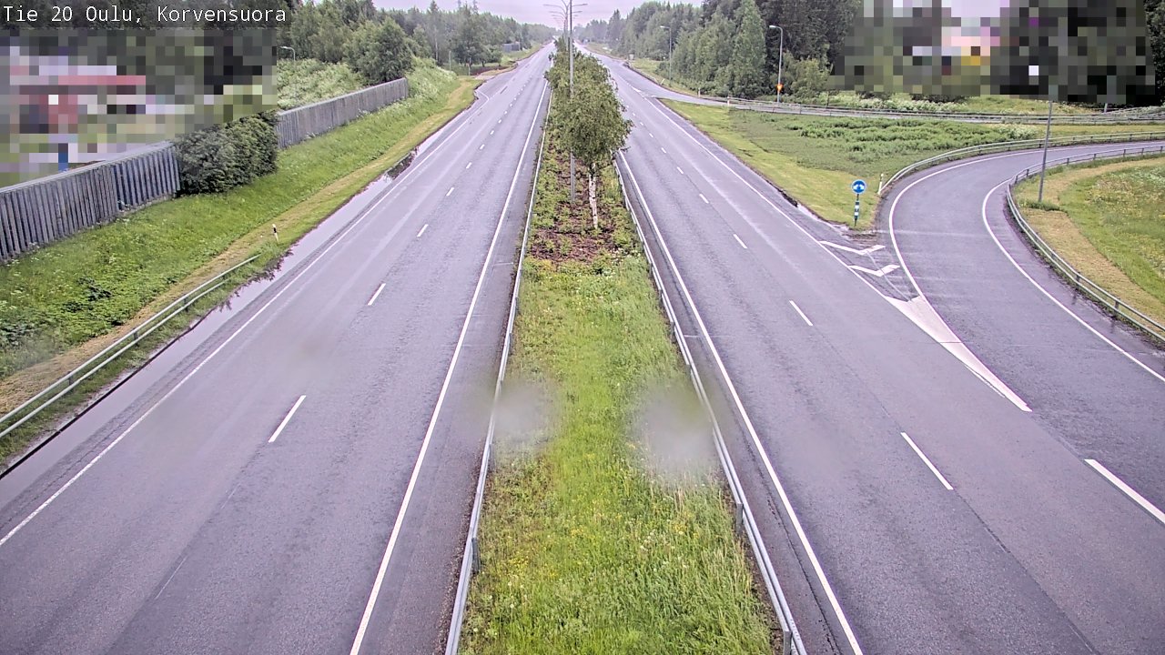 Kelikamerat Kuva Tie 20 Oulu Korvensuora, Oulu, Pohjois-Pohjanmaa