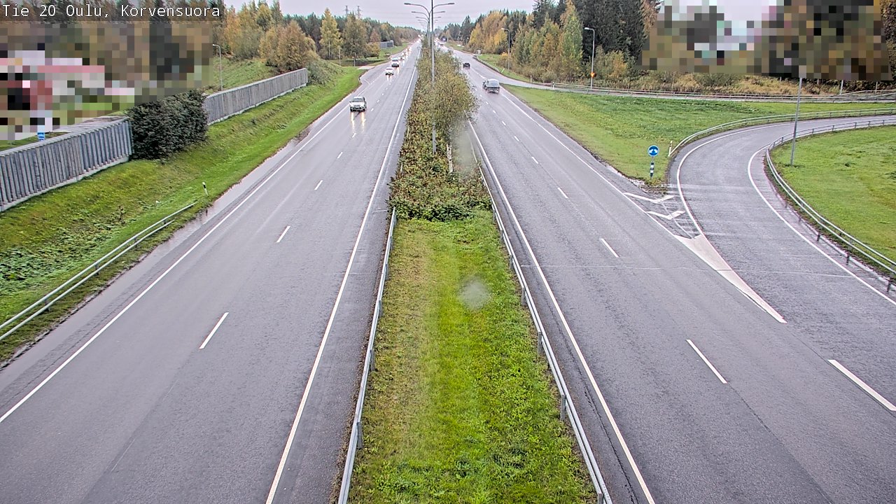 Kelikamerat Kuva Tie 20 Oulu Korvensuora, Oulu, Pohjois-Pohjanmaa